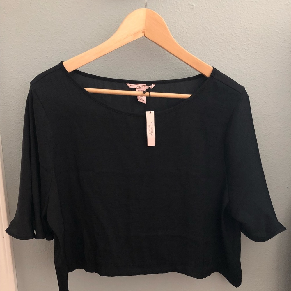 Victoria Secret Black Crop Top